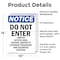 Signmission Do Not Enter Limited Access Area OSHA Notice Sign, Vinyl Decal, 10in W x 14in L, 2PK OS-2PACK-NS-D-1014-V-11193 - alternate 4